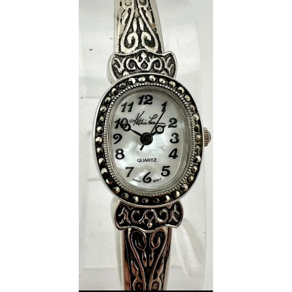 Lot of 4 Women's Statement Cuff Watches  Kathie Lee Xavier Monogram Wrap